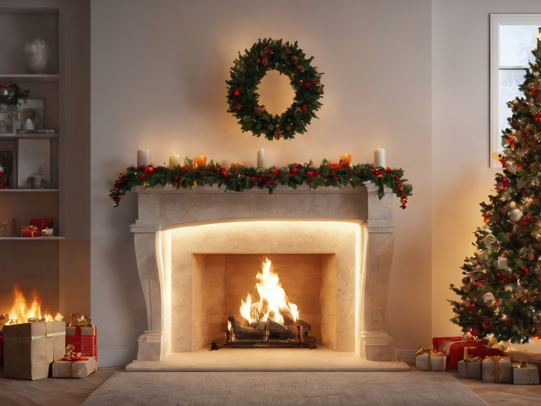 How to Decorate Your Fireplace for Christmas with JHY DESIGN