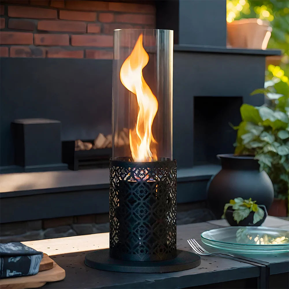 tabletop fireplace