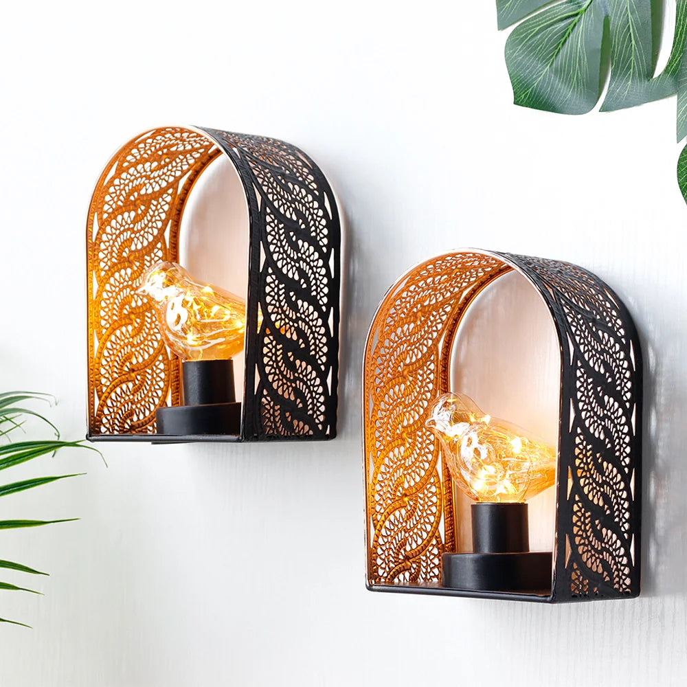 Battery operated wall sconces
