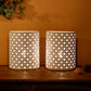 8''H Set of 2 Wall Sconce Lighting Metal Modern Wall Mount Lamp with 6-Hours Timer(Heart Shape)