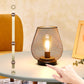 JHY DESIGN's 7.5"H Touch Adjustable Table Lamp(Metal Base, Bronze Egg)