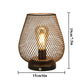 JHY DESIGN's 7.5"H Touch Adjustable Table Lamp(Metal Base, Bronze Egg)