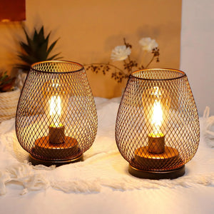 6.7" Tall Battery Powered Outdoor Table Lamp