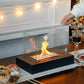 360° View Rectangular Tabletop Fire Bowl | Four-Sided Glass Bio-Ethanol Fire Pit for Patio, Deck & Indoor Decor | Modern Ventless Fireplace