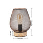 JHY DESIGN's 8"H Touch Adjustable Table Lamp(Bronze Egg, Wooden Base)