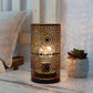 Set of 2-7.5"H Black Table Metal Lamps
