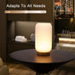 JHY DESIGN 9”H Rechargeable Touch Table Lamp 3D-Printing Dimmable Battery Powered Lamp（Cylinder）