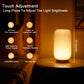 JHY DESIGN 9”H Rechargeable Touch Table Lamp 3D-Printing Dimmable Battery Powered Lamp（Cylinder）