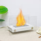 7.5" H Metal Bio Ethanol Fireplace Tabletop Ethanol Fireplace