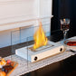 7.5" H Metal Bio Ethanol Fireplace Tabletop Ethanol Fireplace
