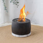 Black Graphite Color Cement Fireplace Concrete Fire Bowl Indoor Fire Pit