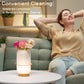 JHY DESIGN 9”H Rechargeable Touch Table Lamp 3D-Printing Dimmable Battery Powered Lamp（Cylinder）