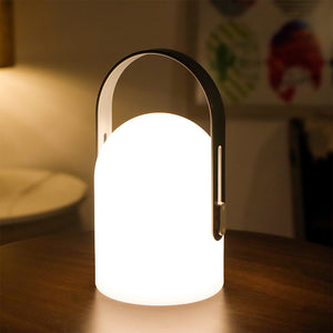 Portable Cordless Rechargeable LED Lantern: 3-Step Dimmable with Remote