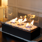 Ventless Portable Fireplace – No Chimney Needed, Clean Burning Bio Ethanol Fuel for Indoor Use, 18" Table Top Fire Bowl for Home, Apartment, Patio Decor with Safe, Odorless Flame