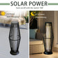 2 Piece Solar Powered Lantern Wicker Solar Patio Lamp