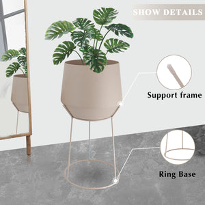 16"&19.5" Garden Plant Pot(Set Of 2)