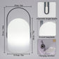 Portable Cordless Rechargeable LED Lantern: 3-Step Dimmable with Remote