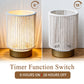6.5" Tall Battery Operated Lamp with 6 Hours Timer