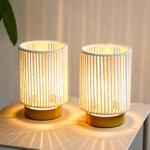 6.5" Tall Battery Operated Lamp with 6 Hours Timer