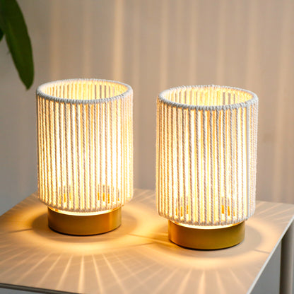 6.5" Tall Battery Operated Lamp with 6 Hours Timer