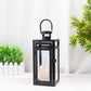 12'' High Metal Decorative Candle Lantern (Black)