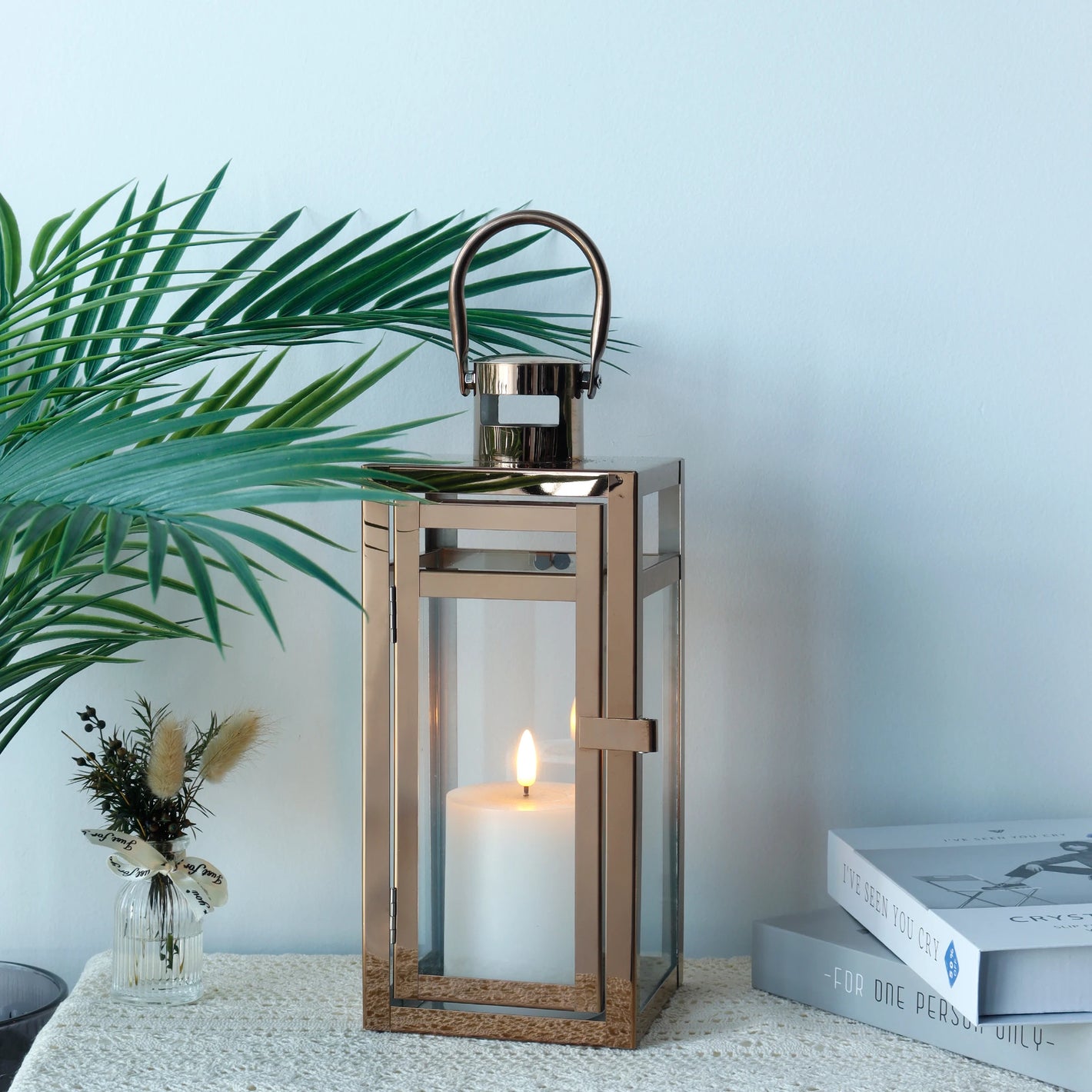 Gold lanterns decorative-1
