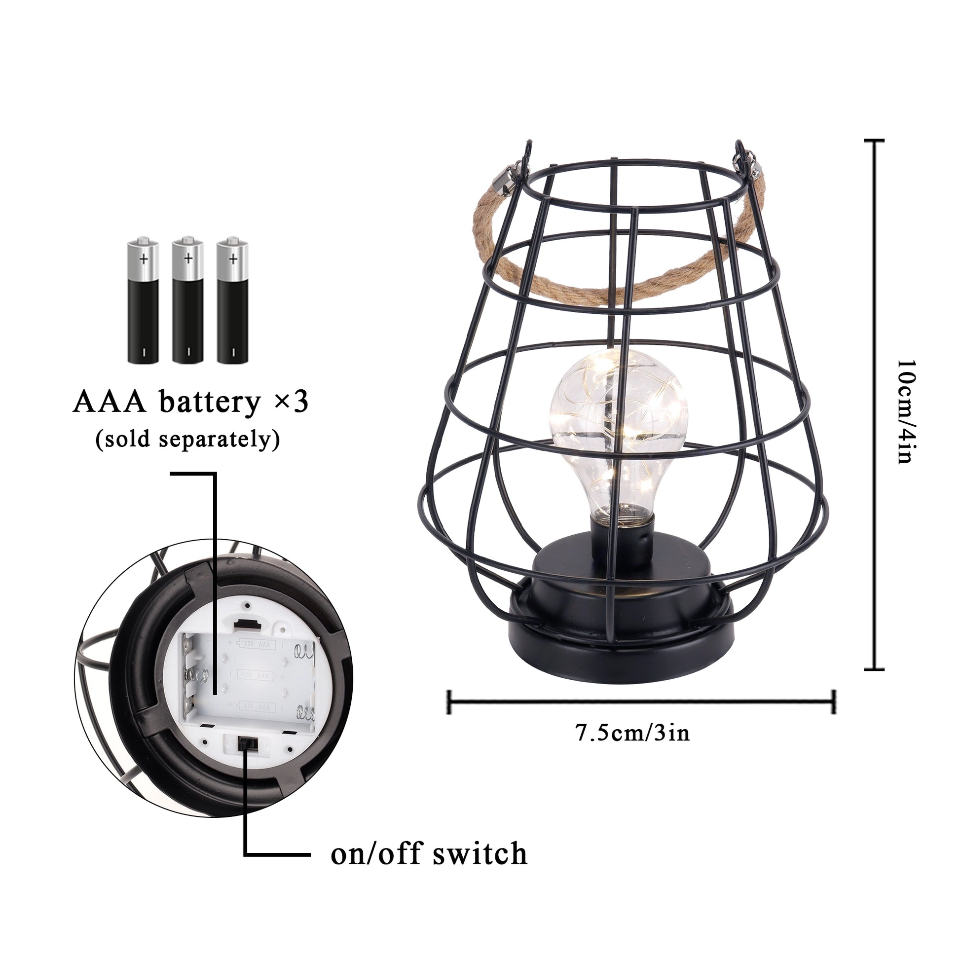 battery powered lamp