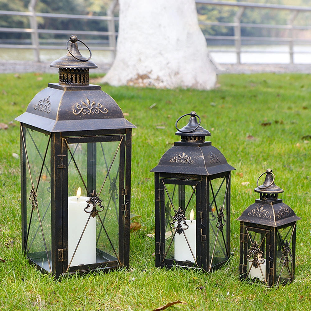 black metal lantern-9