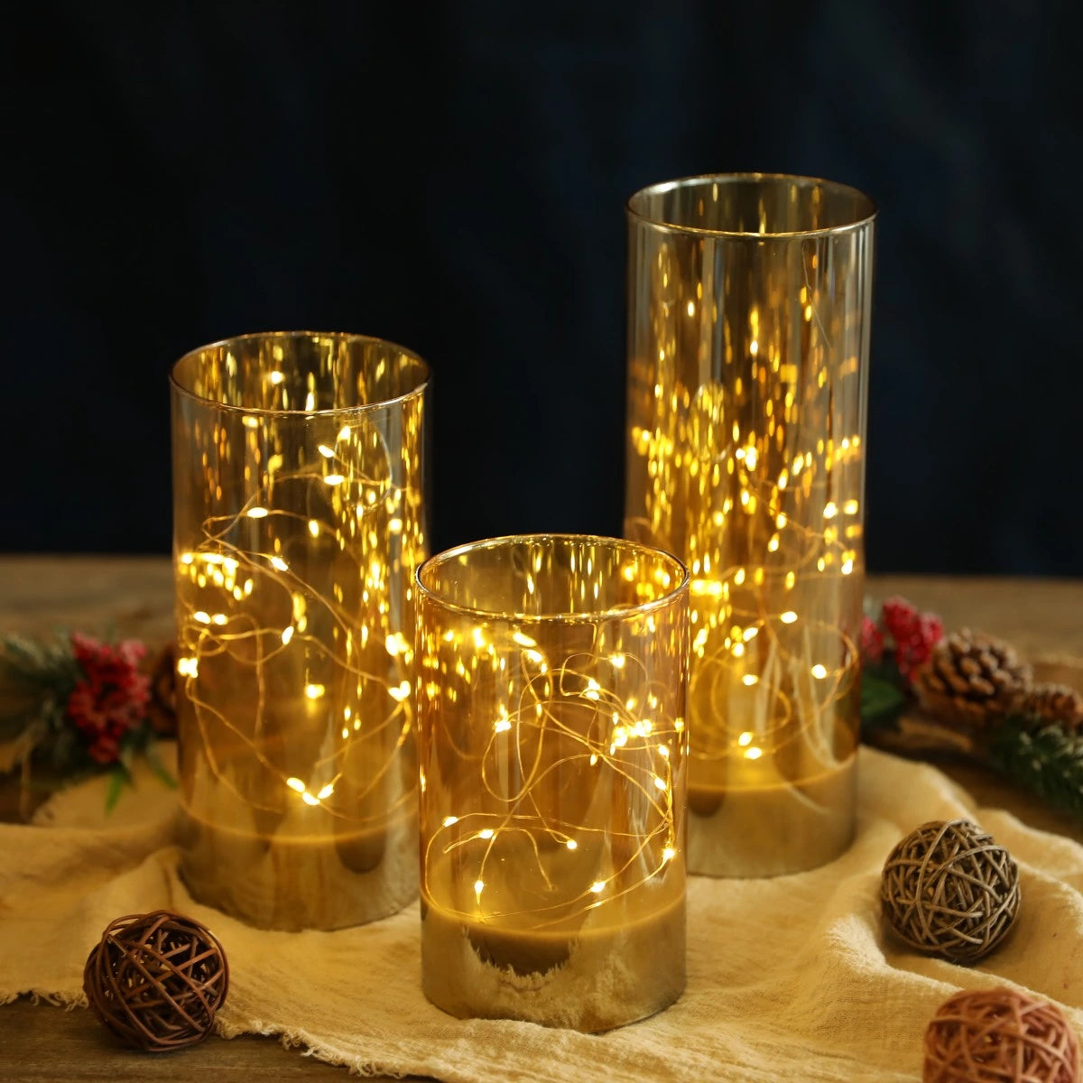 flameless pillar candle