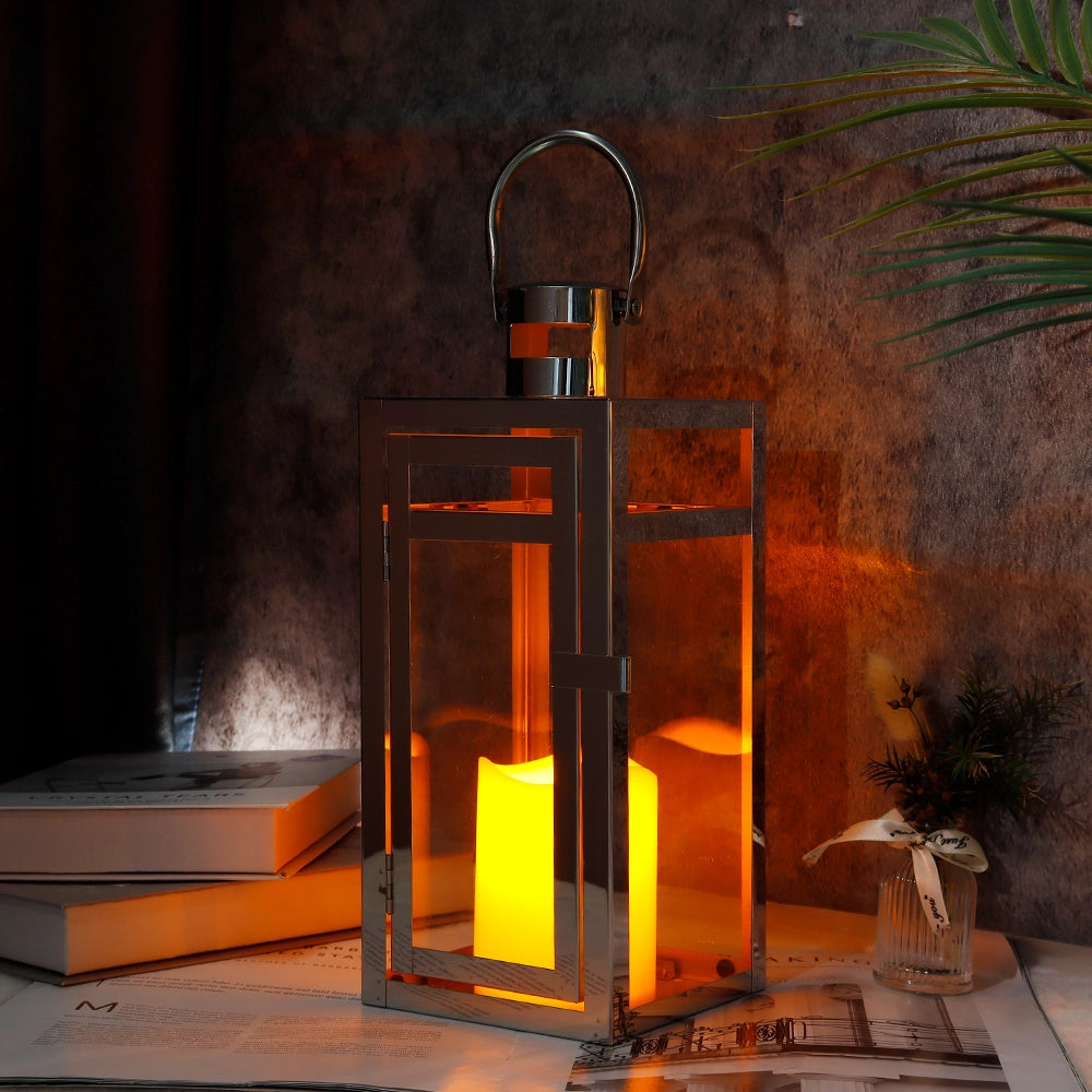 lantern decorative silver