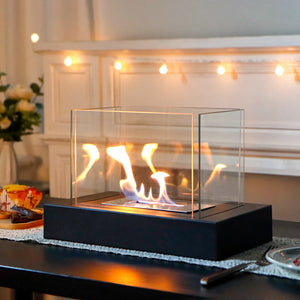 table top fireplace 