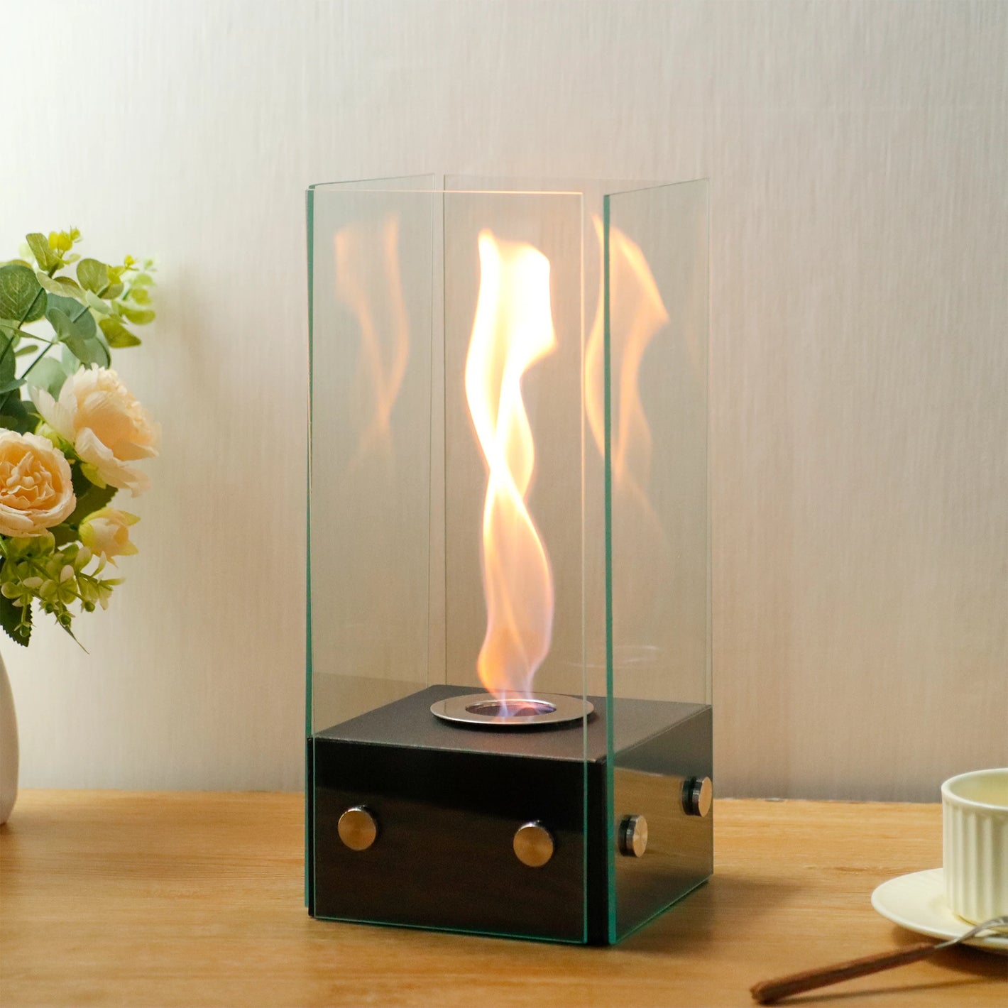 tabletop fireplace indoor-1