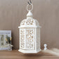 13.5''H Metal Candle Holder Rustic Decorative Lanterns