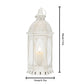 15''H Outdoor Candle Lanterns Vintage Metal Candle Holder
