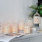 6 Pack Small Metal Candle Lanterns