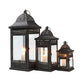 9.5"&14.5"&20" High Decorative Candle Lanterns ( Set of 3）