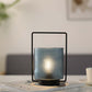 8"H Battery Operated Table Lamp(blue)