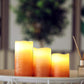 Real Wax Battery Powered Candle（Set of 3）