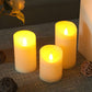 Real Wax Flameless 3D Effect LED Candles（Set of 3）