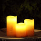 Real Wax Battery Powered Candle（Set of 3）