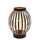 8.7" High Battery Powered Metal Cage Decorative Lamp for Decor