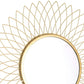 14.5" Golden Decorative Mirror