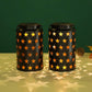2 Pack Solar Lantern Lights Outdoor (Hollow Stars)