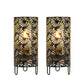 9''High Metal Lamp Battery Powered Metal Lamp（Set of 2） 