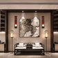 22.5''H Metal Candle Sconces Wall Decor Sconce Candle Holder(Set of 2)